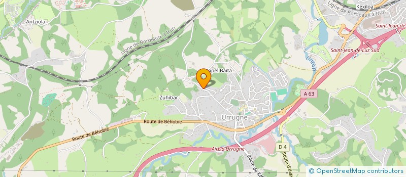 localisation de l'entreprise JLMH 64  URRUGNE