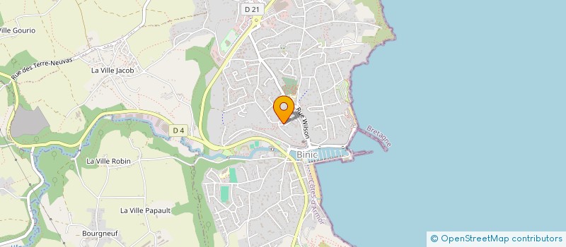 localisation de l'entreprise JLMPK  BINIC-ETABLES-SUR-MER