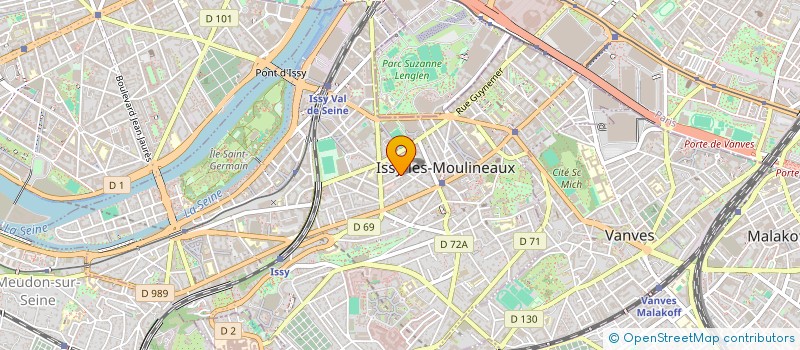 localisation de l'entreprise JLN à ISSY-LES-MOULINEAUX
