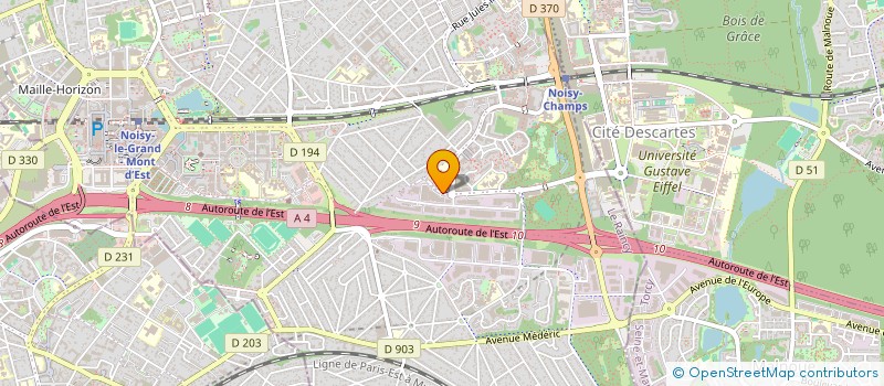 localisation de l'entreprise JLN  NOISY-LE-GRAND
