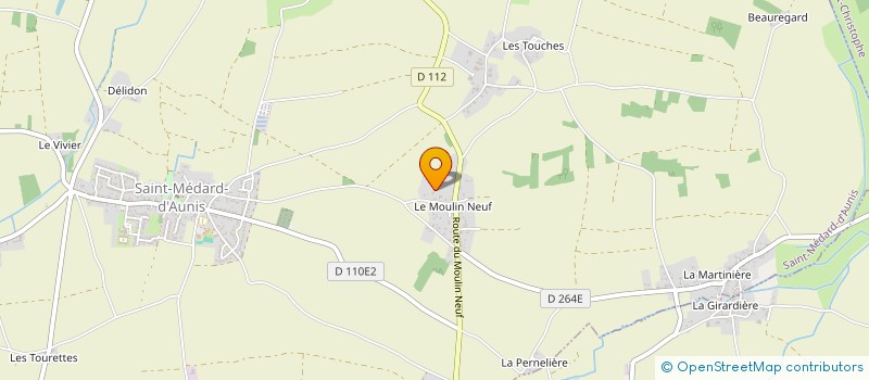 localisation de l'entreprise JLN  SAINT-MEDARD-D'AUNIS