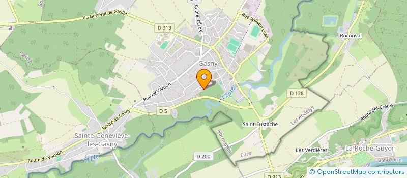 localisation de l'entreprise JLN  GASNY