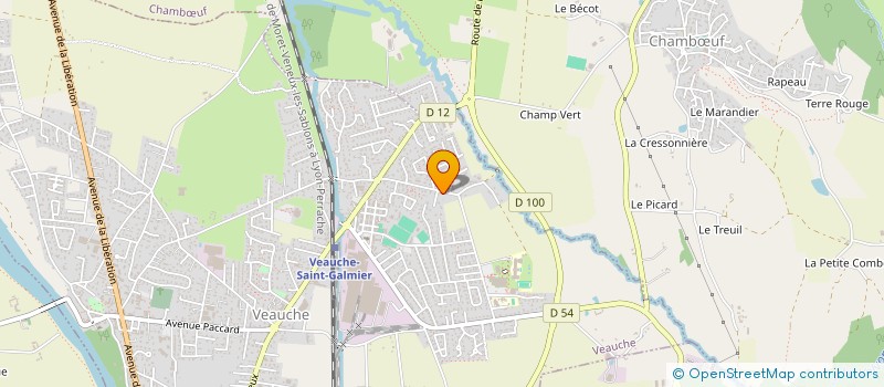 localisation de l'entreprise JLN.GUI  VEAUCHE