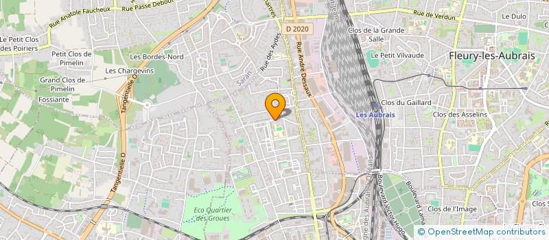 localisation de l'entreprise JLN IMMO  ORLEANS