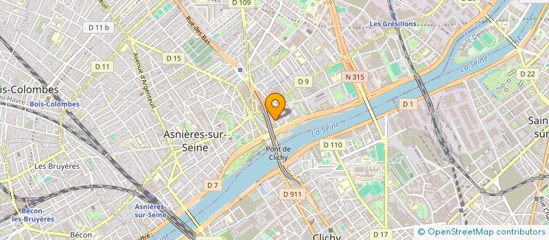 localisation de l'entreprise JLN SERVICES à ASNIERES-SUR-SEINE
