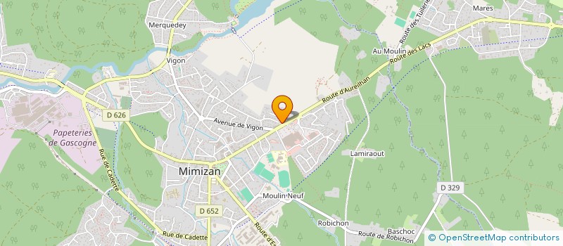 localisation de l'entreprise JLN VAPE à MIMIZAN