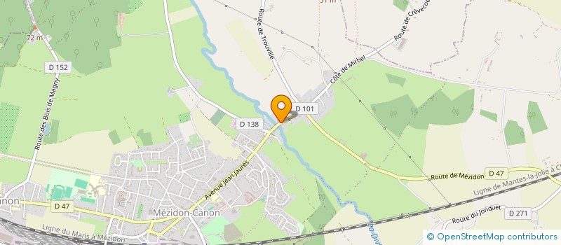 localisation de l'entreprise JLNC  MEZIDON VALLEE D'AUGE