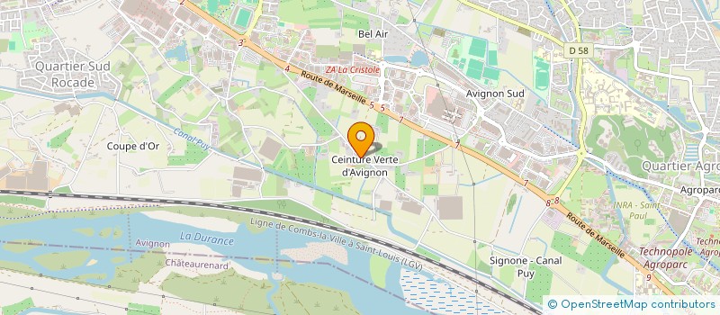 localisation de l'entreprise JLNT  AVIGNON