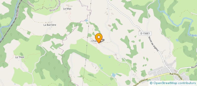 localisation de l'entreprise JLO  PERPEZAC-LE-NOIR