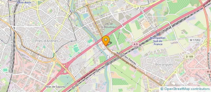 localisation de l'entreprise JLO à MONTPELLIER