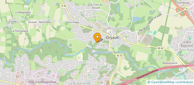 localisation de l'entreprise JLO à ORVAULT