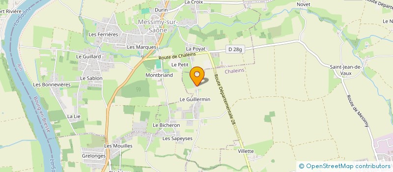 localisation de l'entreprise JLO AGRI  FAREINS