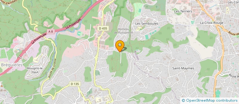 localisation de l'entreprise JLO HOLDING  VALLAURIS