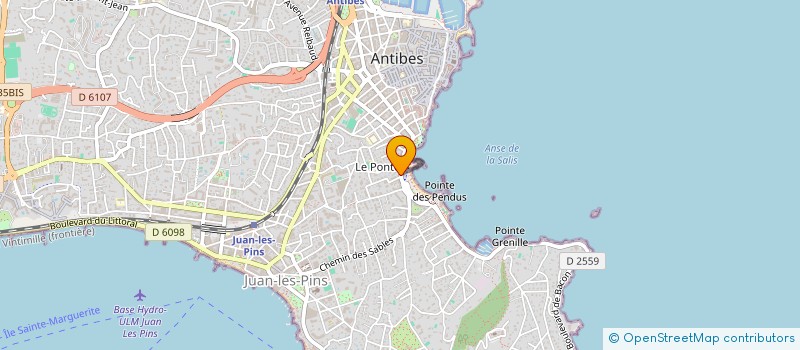 localisation de l'entreprise JLO PROMOTION  ANTIBES