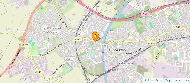 localisation de l'entreprise JLP  HAUBOURDIN