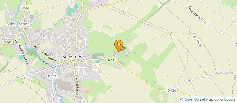 localisation de l'entreprise JLP à SOLESMES