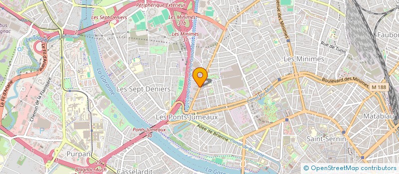 localisation de l'entreprise JLP 92  TOULOUSE