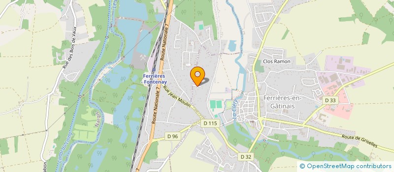 localisation de l'entreprise JLP ASSAINISSEMENT  FERRIERES-EN-GATINAIS