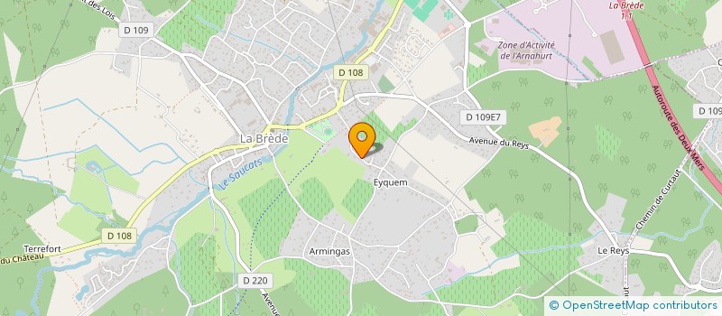 localisation de l'entreprise JLP CD IMMOBILIER  LA BREDE