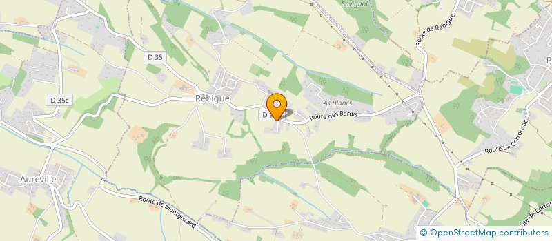 localisation de l'entreprise JLP DECOUVERTE  REBIGUE