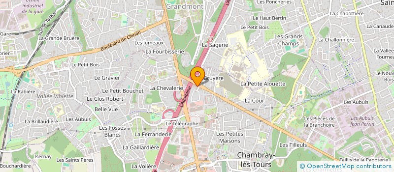 localisation de l'entreprise JLP DIFFUSION  CHAMBRAY-LES-TOURS