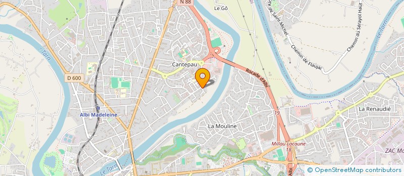 localisation de l'entreprise JLP ENERGIE  ALBI