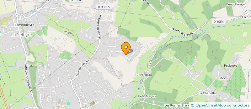 localisation de l'entreprise JLP FILAURIE  CARIGNAN-DE-BORDEAUX