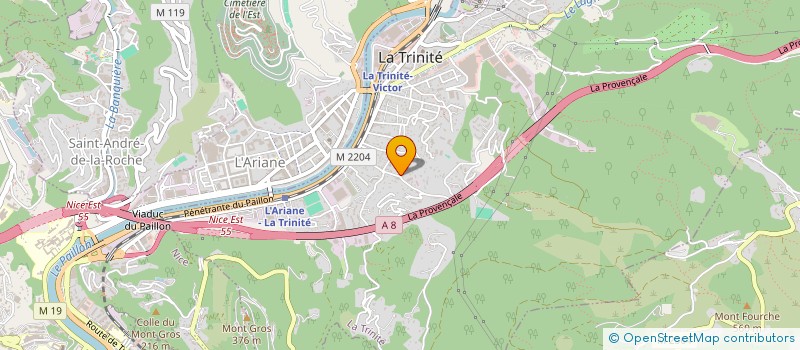 localisation de l'entreprise JLP FINANCE à NICE