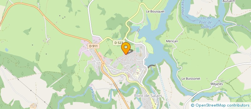 localisation de l'entreprise JLP IMMOBILIER  PONT-DE-SALARS