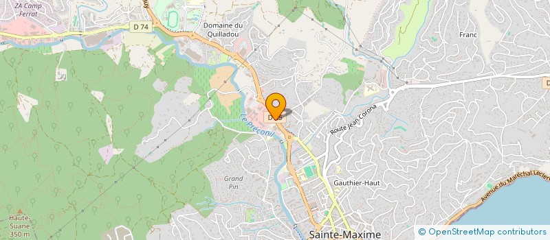 localisation de l'entreprise JLP SAINTE-MAXIME à SAINTE-MAXIME