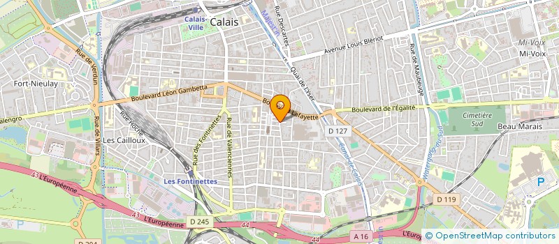 localisation de l'entreprise JLPAM  CALAIS