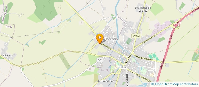 localisation de l'entreprise JLPG à SAINT-FLORENTIN
