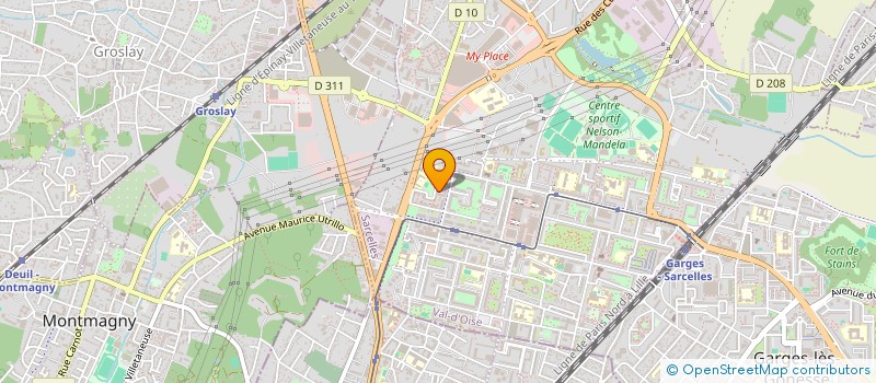localisation de l'entreprise JLR 26 à SARCELLES
