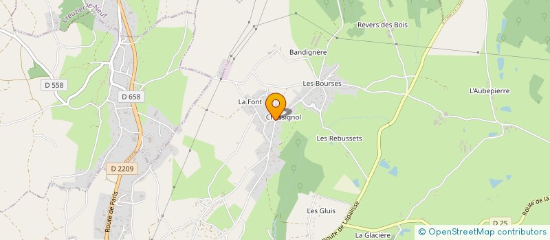 localisation de l'entreprise JLR à CUSSET