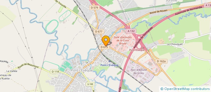 localisation de l'entreprise JLR  PONT L'EVEQUE