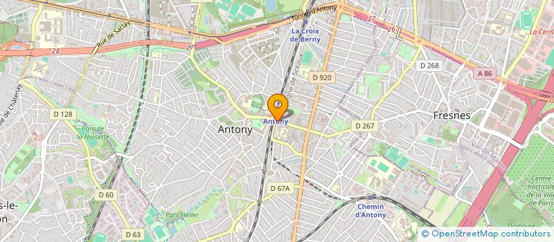 localisation de l'entreprise JLR à ANTONY