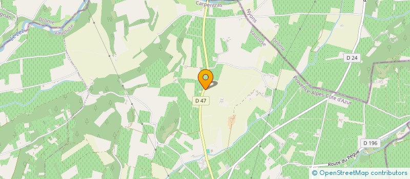 localisation de l'entreprise JLR à VALREAS