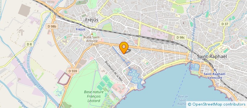localisation de l'entreprise JLR à FREJUS
