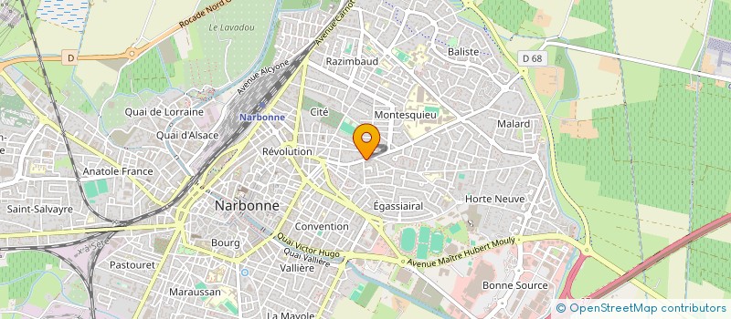 localisation de l'entreprise JLR AVENTURES MULTISPORTS  NARBONNE