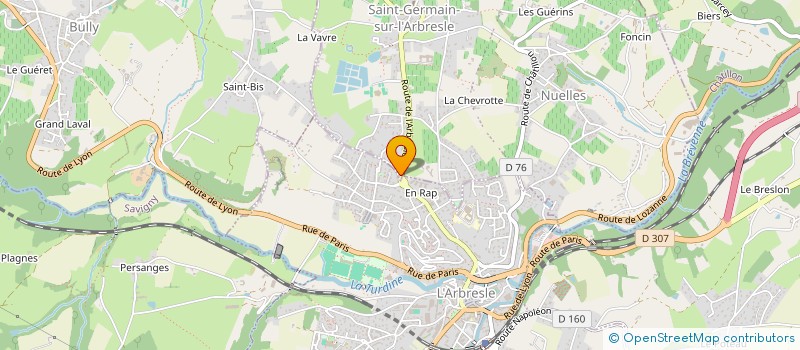 localisation de l'entreprise JLR CROIX DES CHAMPS  SAINT-GERMAIN-NUELLES