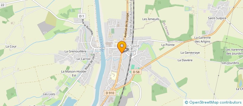 localisation de l'entreprise JLR IMMOBILIER à DANGE-SAINT-ROMAIN