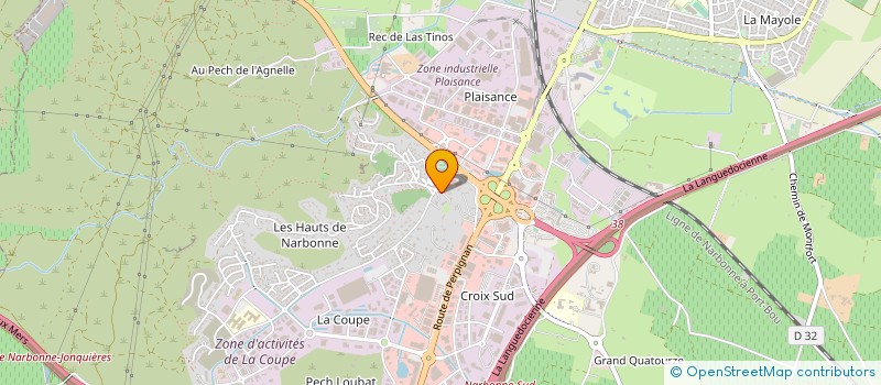 localisation de l'entreprise JLR PRO à NARBONNE