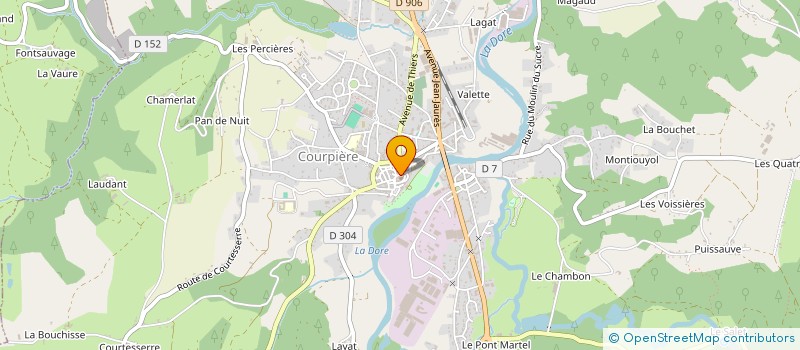 localisation de l'entreprise JLR SOCIETE à COURPIERE