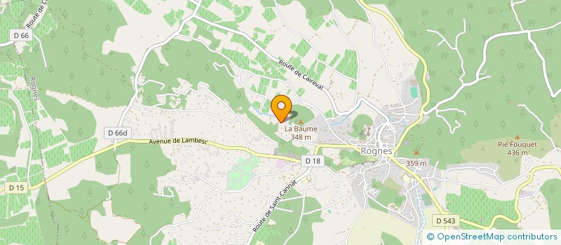 localisation de l'entreprise JLR SUN  ROGNES