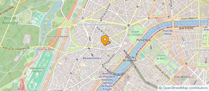 localisation de l'entreprise JLR TAXI  PARIS