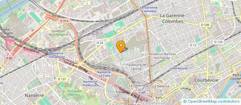 localisation de l'entreprise JLR TRANSFERT à COURBEVOIE