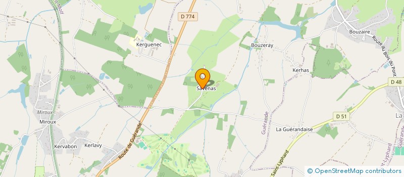 localisation de l'entreprise JLRENO à GUERANDE