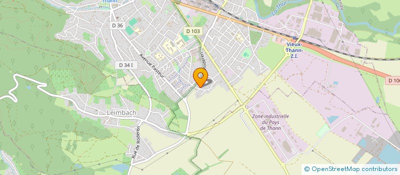 localisation de l'entreprise JLRT  VIEUX-THANN