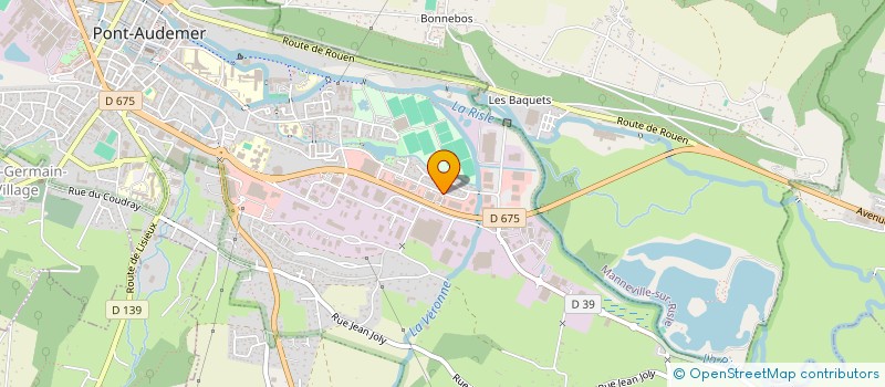 localisation de l'entreprise JLS 27 à PONT-AUDEMER