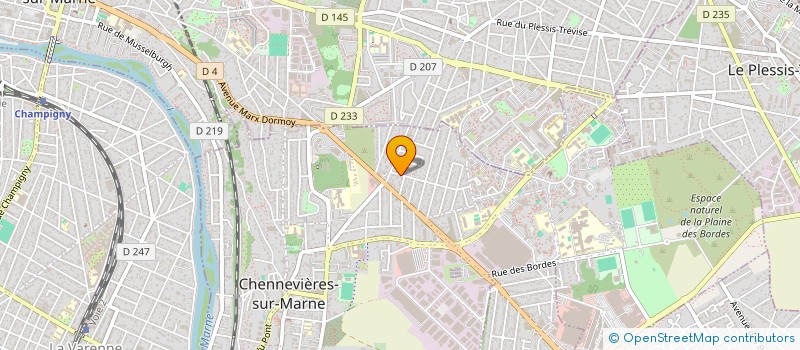 localisation de l'entreprise JLS  CHENNEVIERES-SUR-MARNE